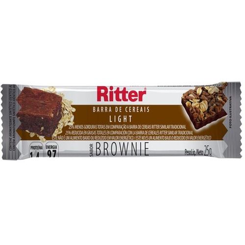 Ritter Barra Cereal Light Brownie 25g