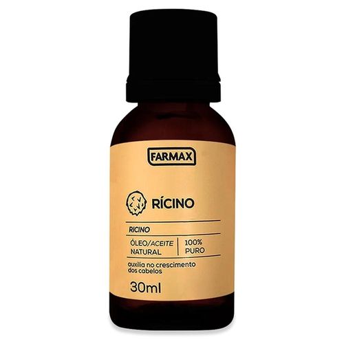 Óleo de Rícino 100% Puro Farmax 30ml