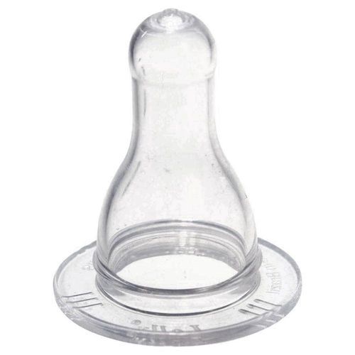 Bico de Mamadeira Silicone Redondo Pepeta com 1 Unidade