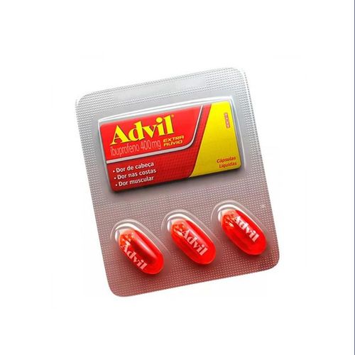 Advil 400mg com 3 Cápsulas Moles