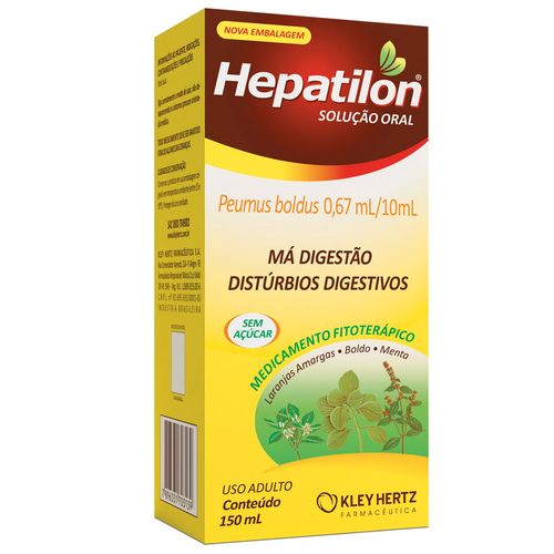 Hepatilon 0,67ml/10ml Solução de Uso Oral 150ml