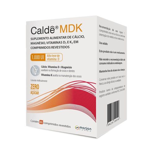 Suplemento Alimentar Caldê MDK 1.000UI com 60 Comprimidos