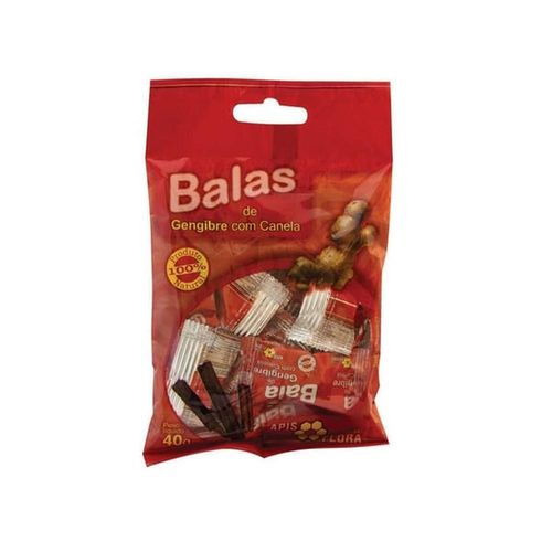 Bala Gengibre Canela Apis Flora 40g