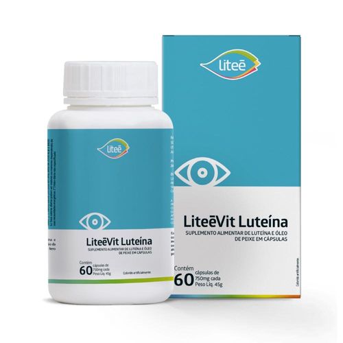 LiteéVit Luteína com 60 Cápsulas com 750mg