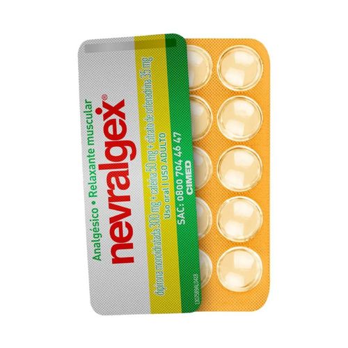 Nevralgex 300mg + 50 mg + 35mg com 10 Comprimidos