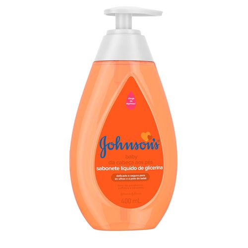 Sabonete Líquido de Glicerina Johnson's Baby da Cabeça aos Pés 400ml
