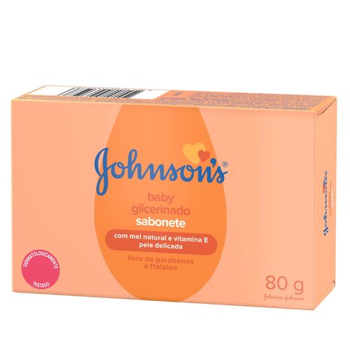 Sabonete Johnson's Glicerina Pele Delicada 80g