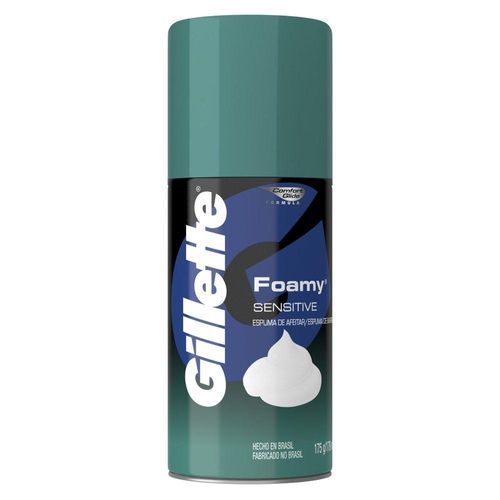 Espuma de Barbear Foamy Sensitive Gillette 175g