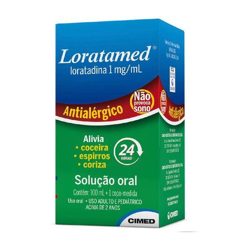 Loratamed 1mg/ml Xarope Frasco 100ml
