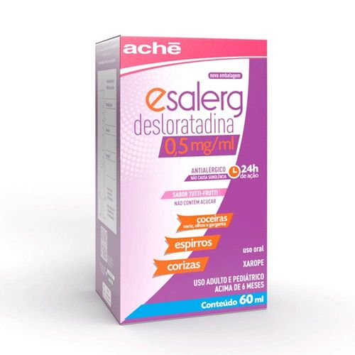Esalerg 0,5mg/ml Xarope Tutti-Frutti 60ml