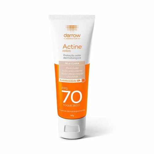 Protetor Solar Facial FPS 70 Actine Pele Clara 40g