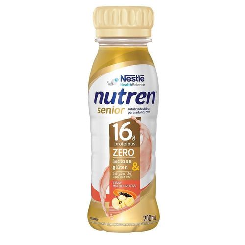 Complemento Alimentar Nutren Nestlé Senior Sabor Mix de Frutas 200ml