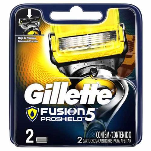 Carga para Aparelho de Barbear Gillette Fusion ProShield 5 com 2 Unidades