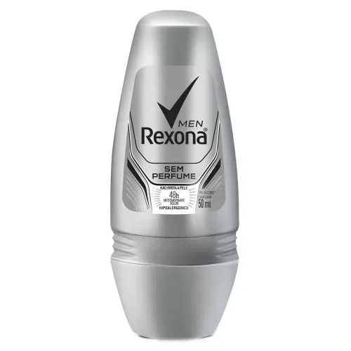 Desodorante Roll-On Rexona Men Sem Perfume 50ml