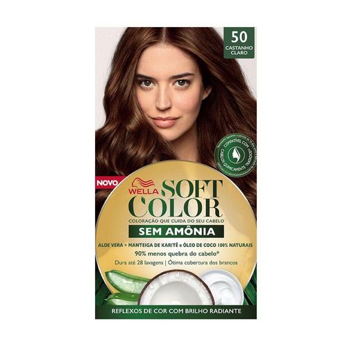 Tintura Castanho Claro Nº 50 Soft Color com 1 Unidade