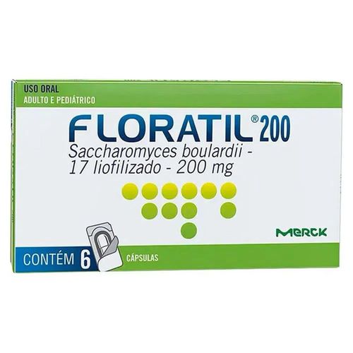 Floratil 200mg com 6 Cápsulas Gelatinosas Duras