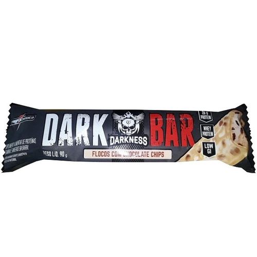 Dark Bar Sabor Flocos com Chocolate Chips Integralmédica 90g