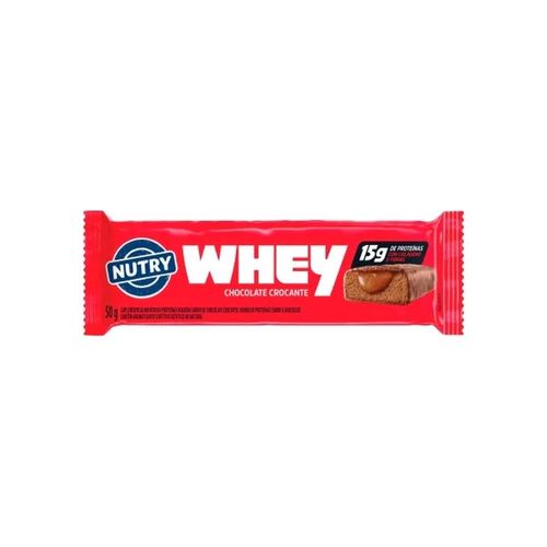 Barra de Proteínas Nutry Whey Chocolate Crocante 50g