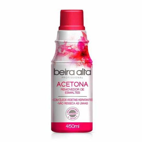 Removedor de Esmaltes com Acetona Beira Alta 450ml