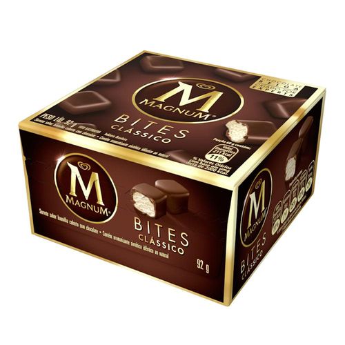 Sorvete Kibon Sabor Magnum Bites Clássico 92g