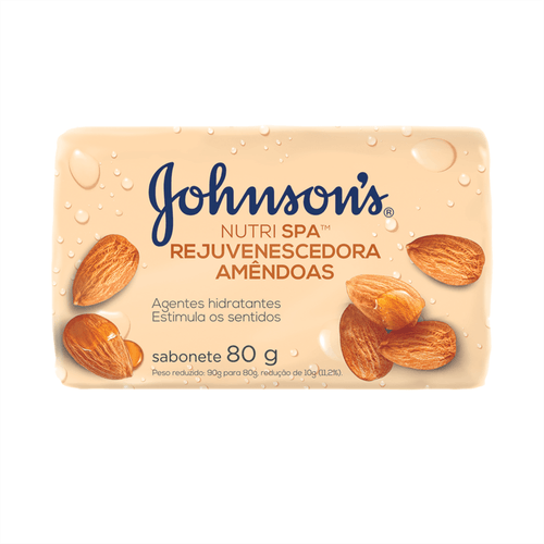 Sabonete Johnsons Nutrispa Amêndoas 80g
