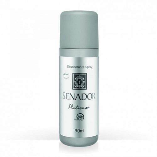 Desodorante Spray Senador Masculino Platinum 90ml