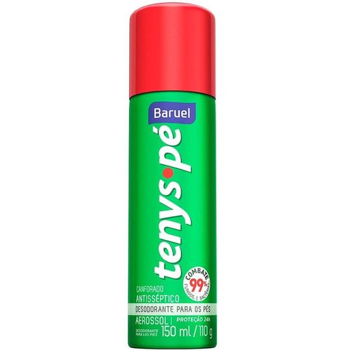 Talco Aerosol Tenys Pé Baruel Canforado 110g