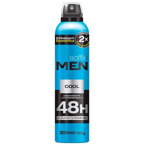 Desodorante Aerosol Soffie Men Cool 300ml