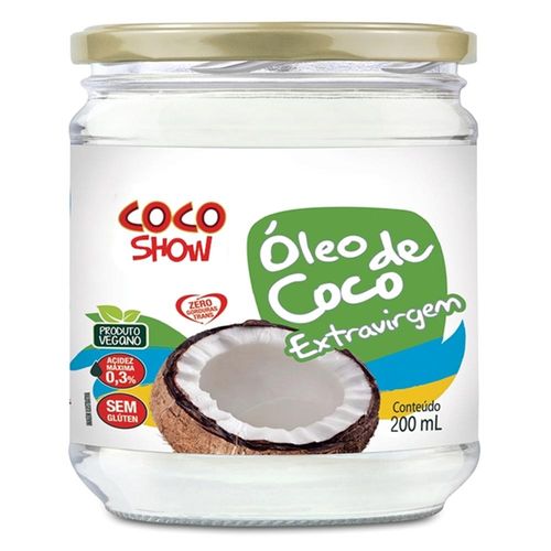 Óleo de Coco Extravirgem Coco Show Copra 200ml