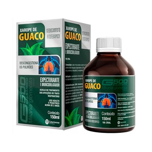 Guaco G500 Balsâmico 0,0117ml/ml Xarope Frasco 150ml