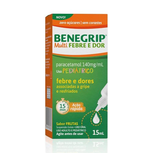 Benegrip Multi 140mg/ml Suspensão de Uso Oral 15ml