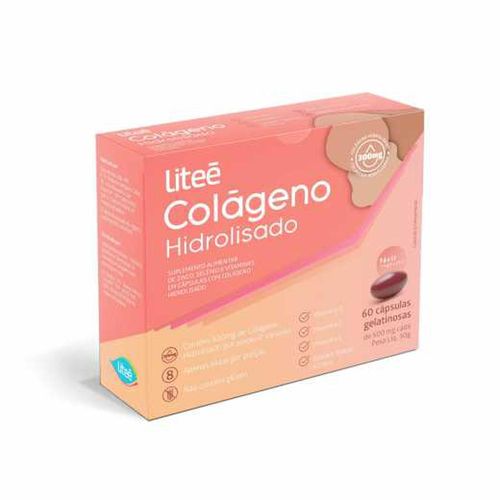 Colágeno Hidrolisado Liteé com 60 Cápsulas Gelatinosas
