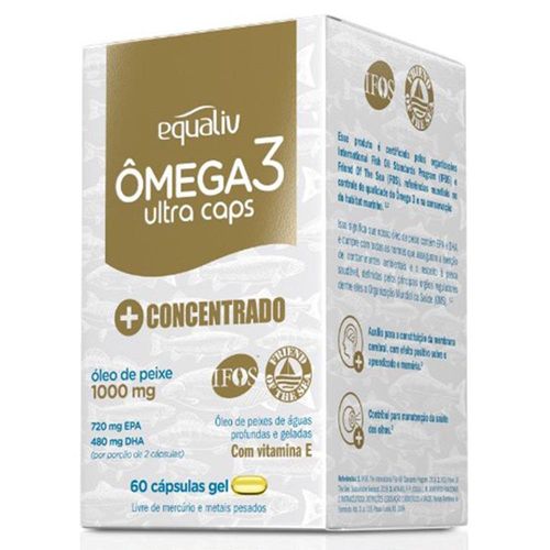 Ômega 3 Equaliv com 60 Cápsulas