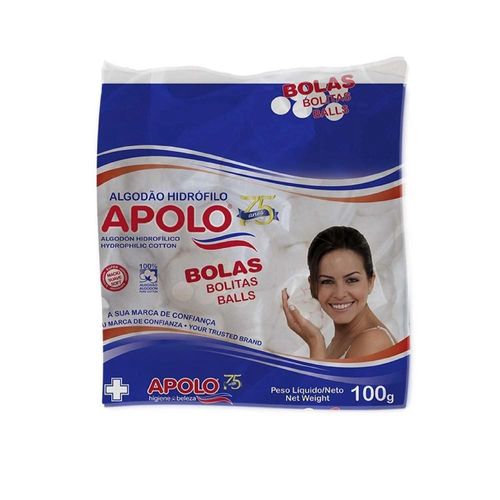 Bolas de Algodão Apolo Coloridas 50g
