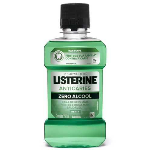 Enxaguante Antisséptico Bucal Listerine Anticáries Zero Álcool 500ml