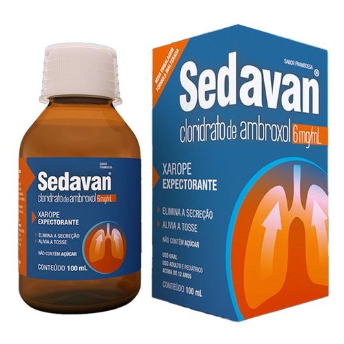 Sedavan 6mg/ml Xarope Adulto Frasco 100ml