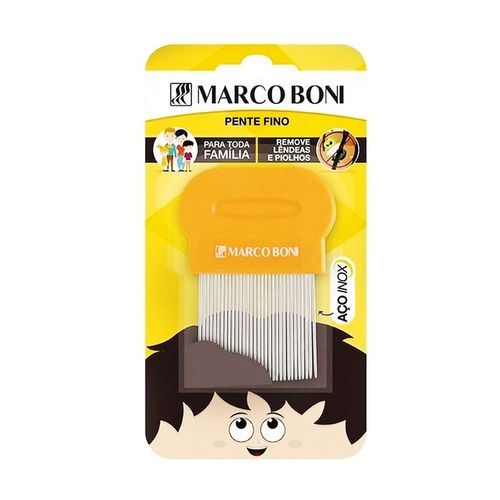 Pente Fino Marco Boni Aço Inox com 1 Unidade