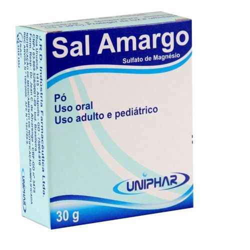 Sal Amargo Pó para Solução de Uso Oral 30g