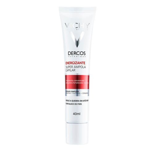 Super Ampola Capilar Vichy Dercos Energizante Tratamento Antiquebra 40ml