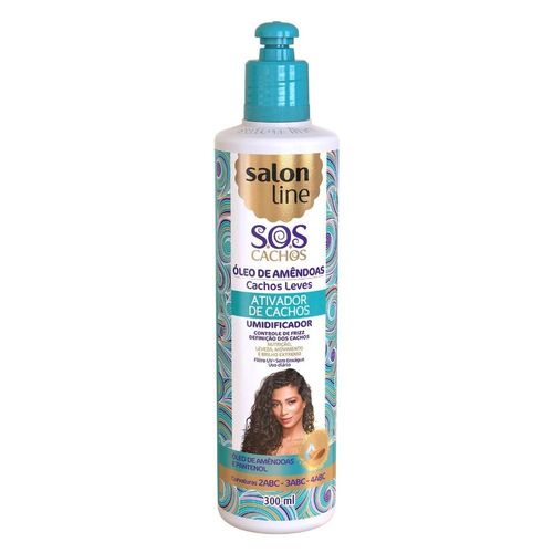 Ativador de Cachos Salon Line SoS Óleo de Amêndoa 300ml
