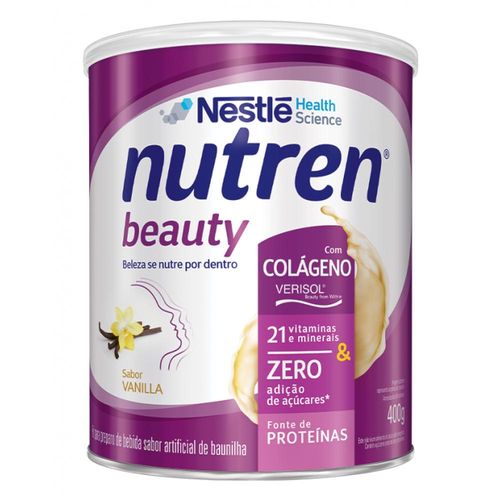 Suplemento Alimentar Nestlé Nutren Beauty Baunilha 400g
