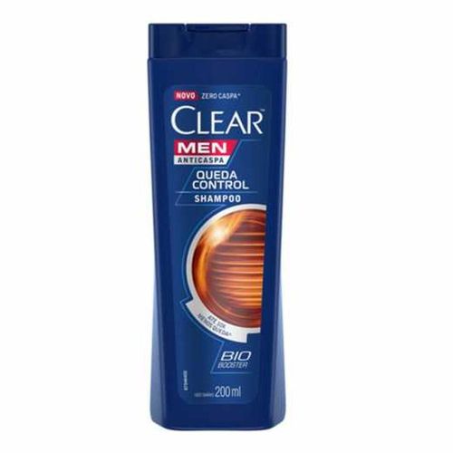 Shampoo Anticaspa Clear Men Queda Control Frasco 200ml