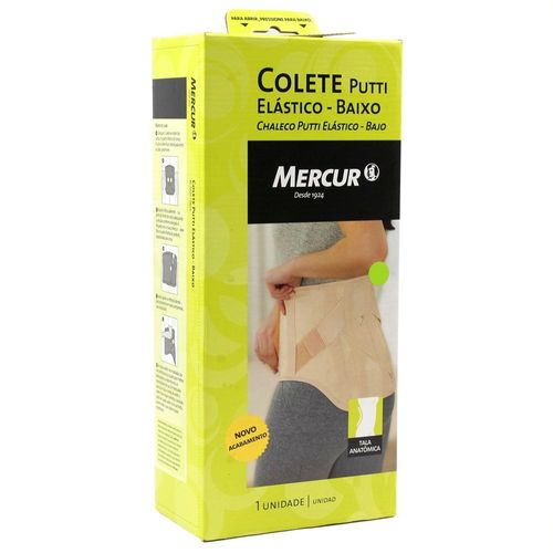 Colete Putti Elástico Baixo Reto BC0601 Mercur com 1 Unidade