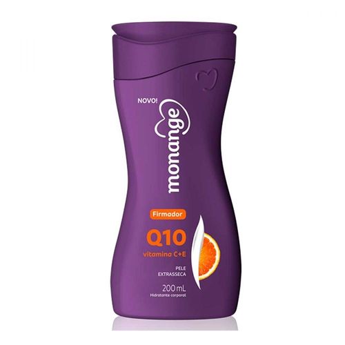 Loção Hidratante Corporal Firmador Monange Q10 Vitamina C+E Pele Extra Seca 200ml