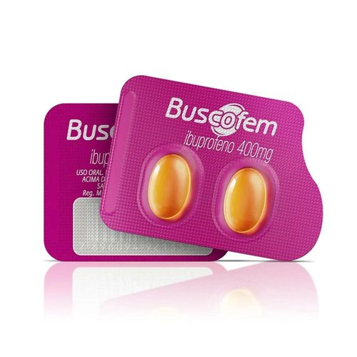 Buscofem 400mg com 2 Cápsulas Gelatinosas Moles