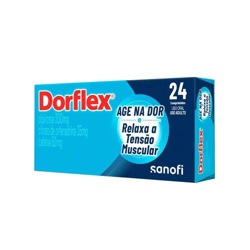 Dorflex 300mg + 35mg + 50mg com 24 Comprimidos