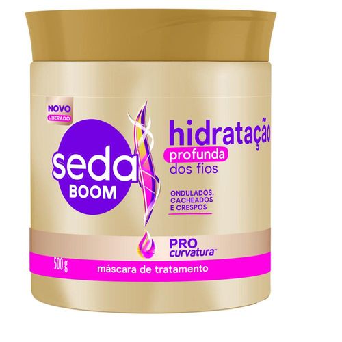 Máscara de Tratamento Seda Boom Pro Curvatura Hidratação Profunda 500g