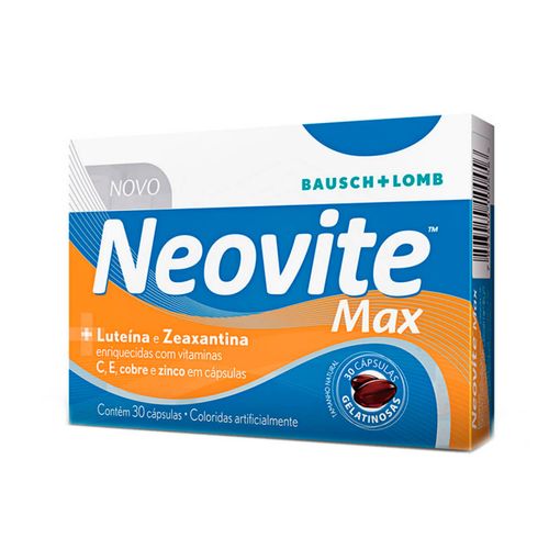 Multivitamínico Neovite Max com 30 Cápsulas Gelatinosas