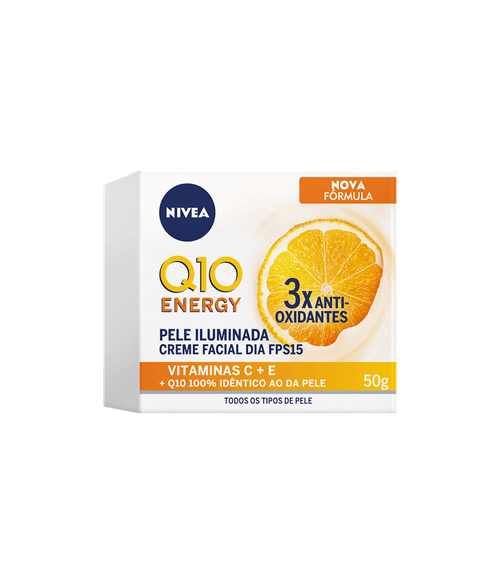 Creme Facial Antissinais Nivea Dia Q10 Plus C FPS15 50g