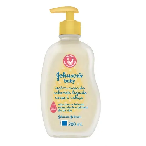Sabonete Líquido Infantil Johnson’s Recém-Nascido 200ml